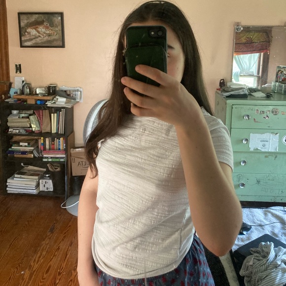 *Sold* J.CREW textured top size XS/S - Picture 4 of 8